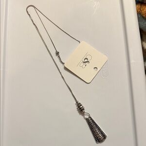 Christopher & Banks Silver Pendant Necklace